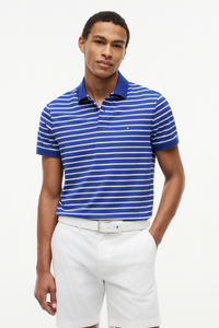 Interlock Stripe Reg Polo