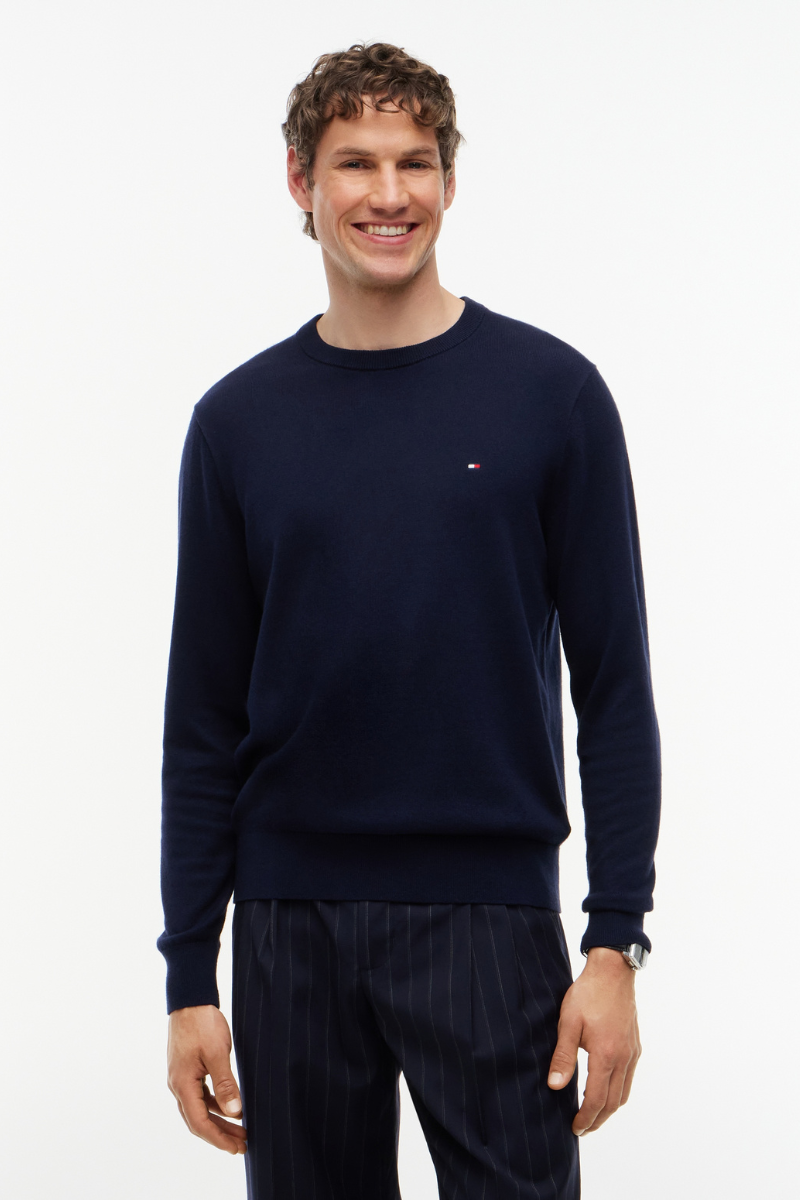 Pima Organic Cotton Cashmere Crew Neck