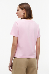 Logo Embroidery Crew Neck Tee