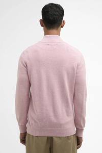 An image of the Barbour Cotton Half Zip Knitted Jumper