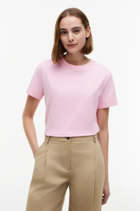 Logo Embroidery Crew Neck Tee
