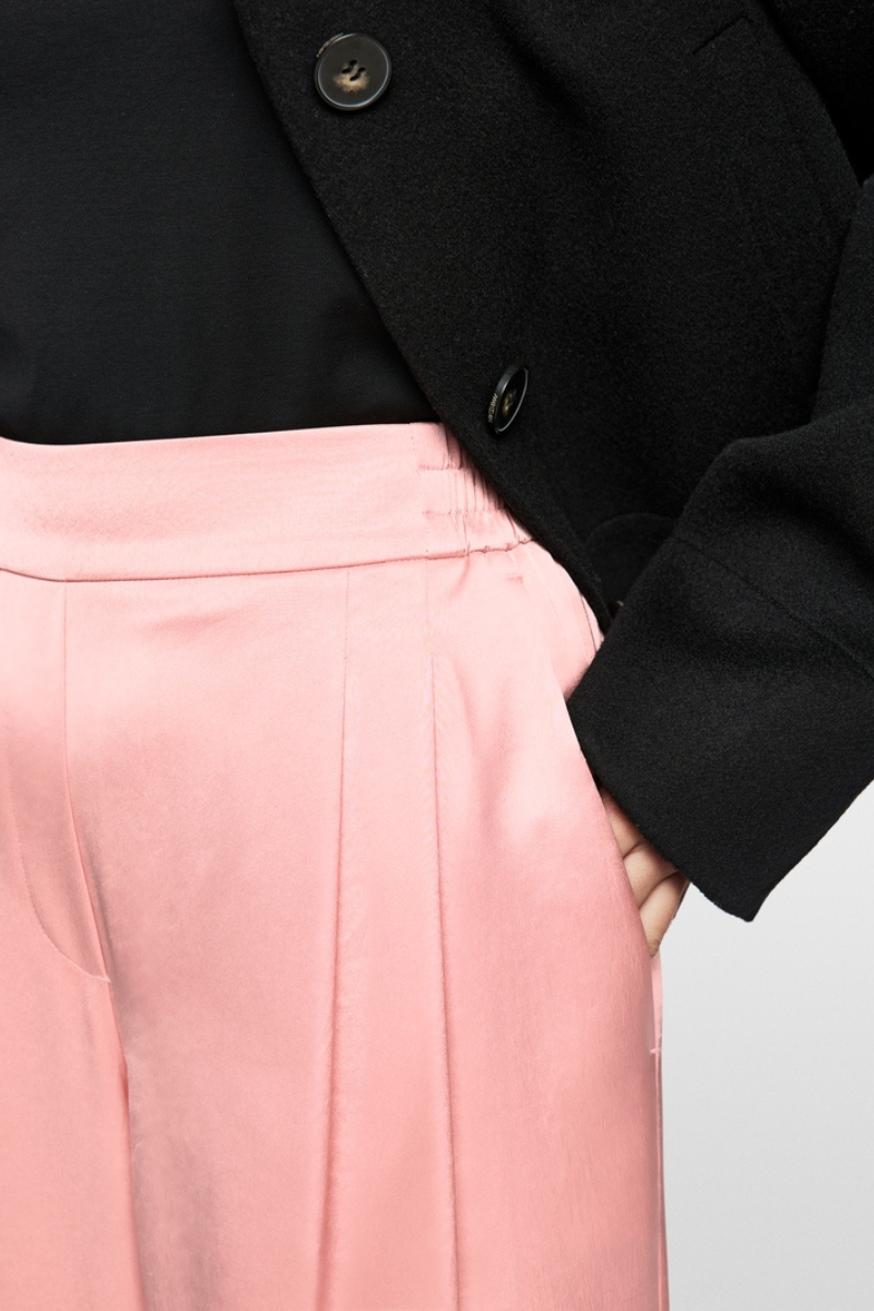 An image of the Marc Cain Wedi Wide-fit Trousers