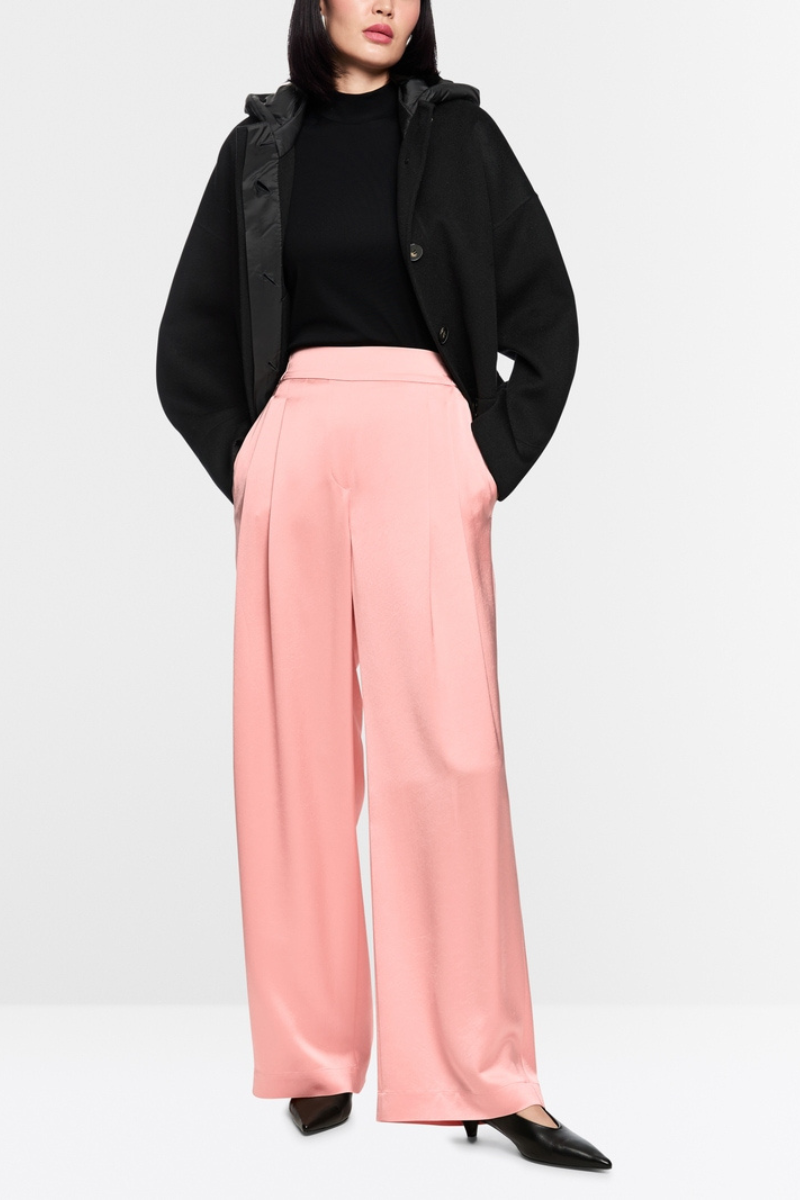 An image of the Marc Cain Wedi Wide-fit Trousers