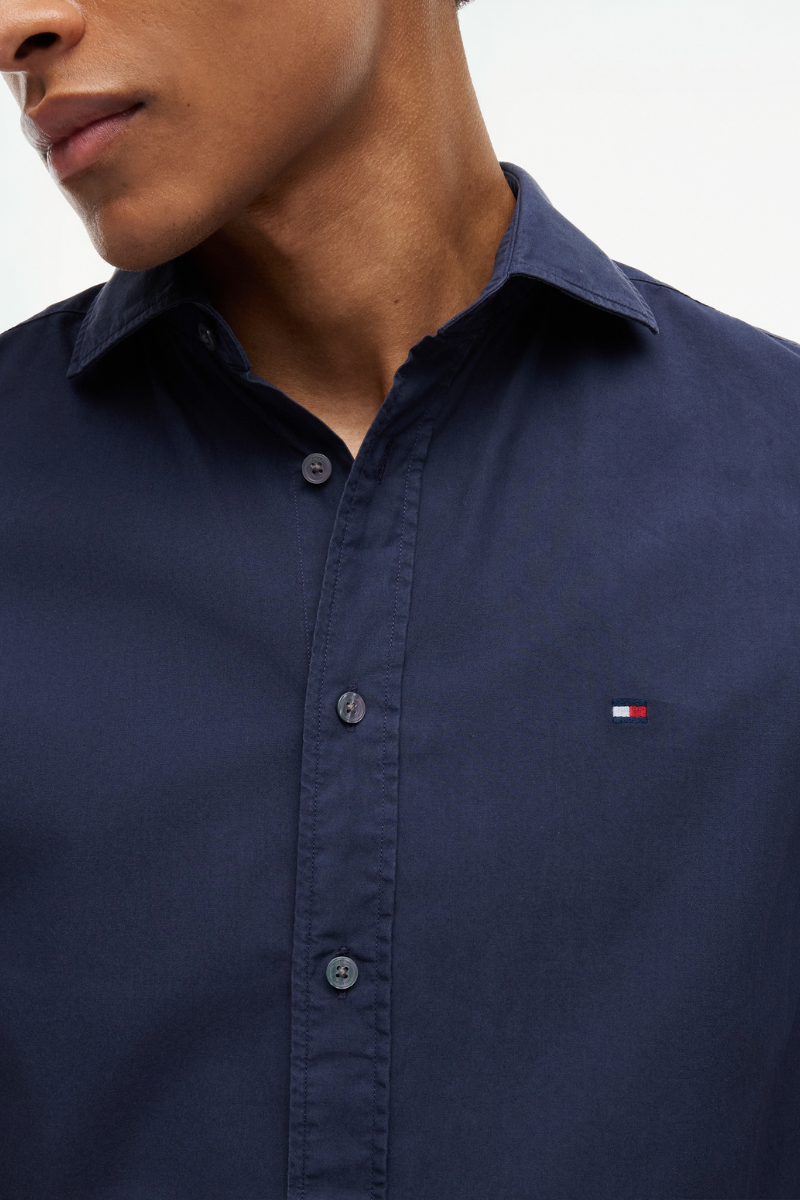 Poplin Semi Spread Shirt