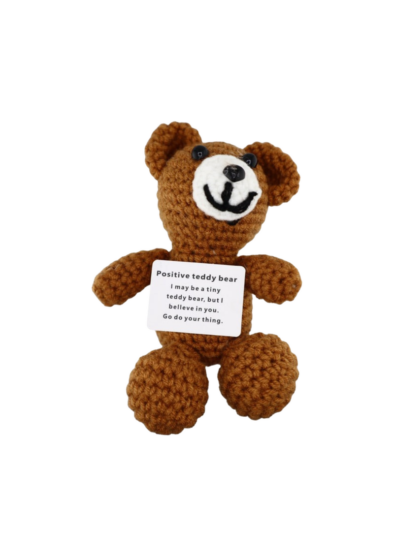 An image of the The Gnome Garden Positive Teddy Bear