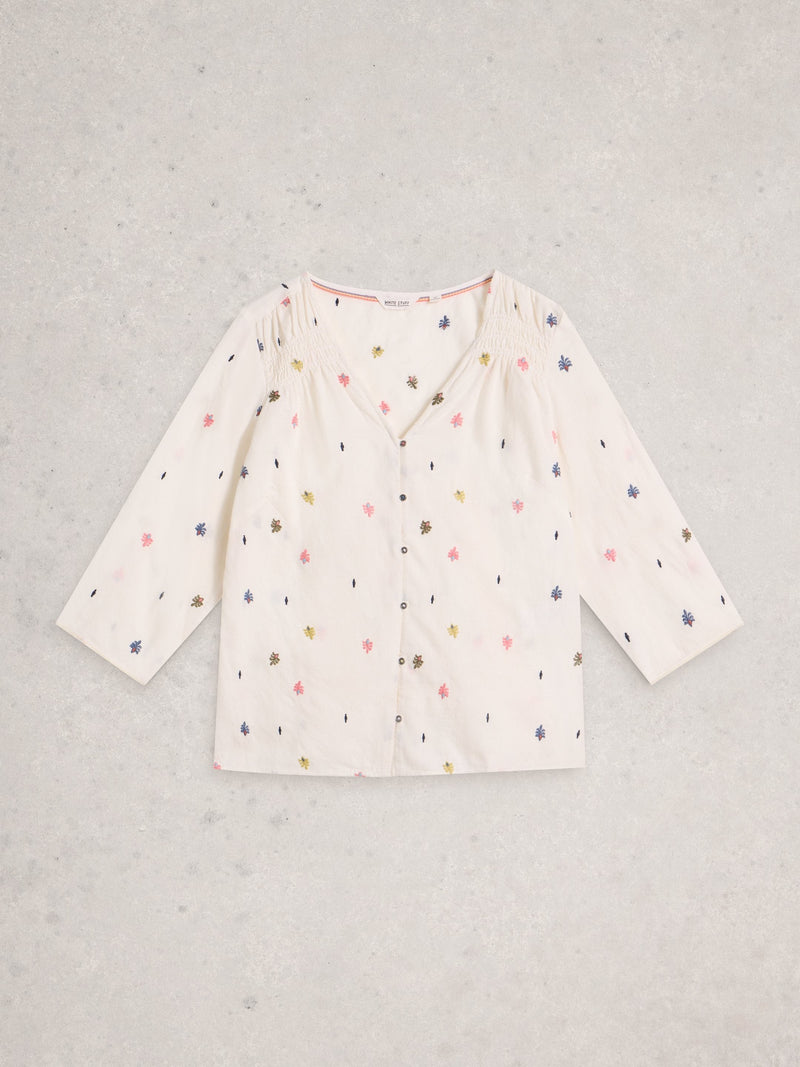 An image of the White Stuff Rae Organic Cotton Top