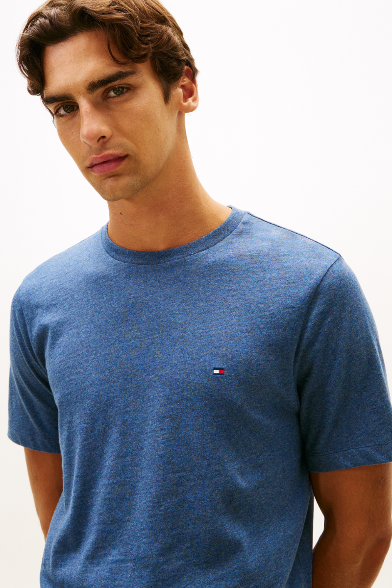An image of the Tommy Hilfiger Essential Reg Fit Heather Tee