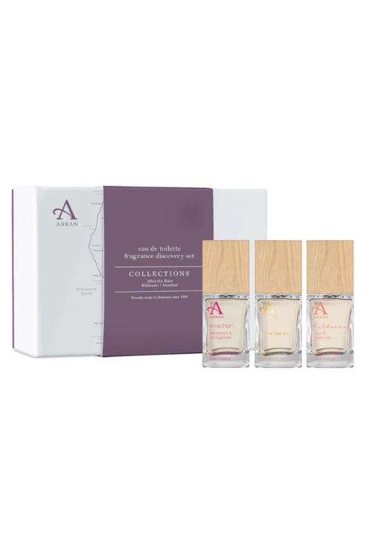 An image of the Arran Mixed Eau de Toilette Discovery Gift Set