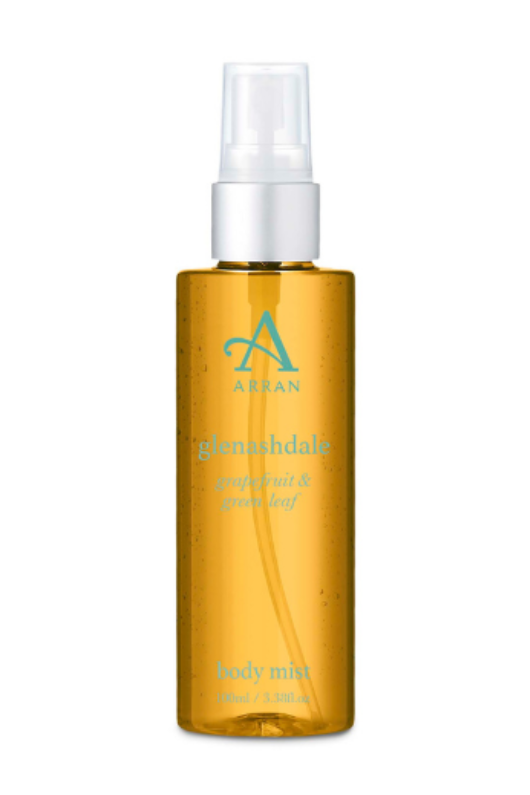 An image of the ARRAN Sense of Scotland Glenashdale Uplifting Grapefruit & Green Leaf Body Mist.