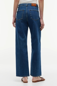 Wide Leg Hw Ankle Jeans