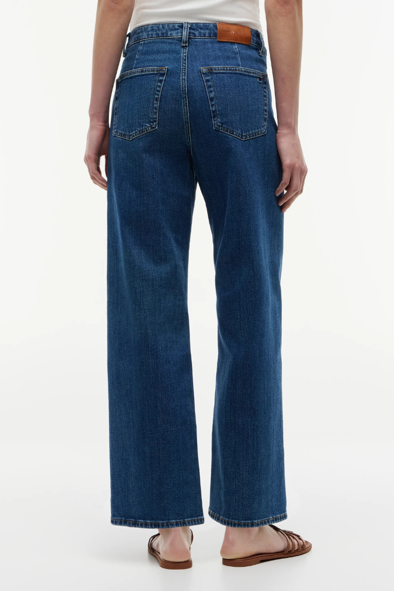 Wide Leg Hw Ankle Jeans