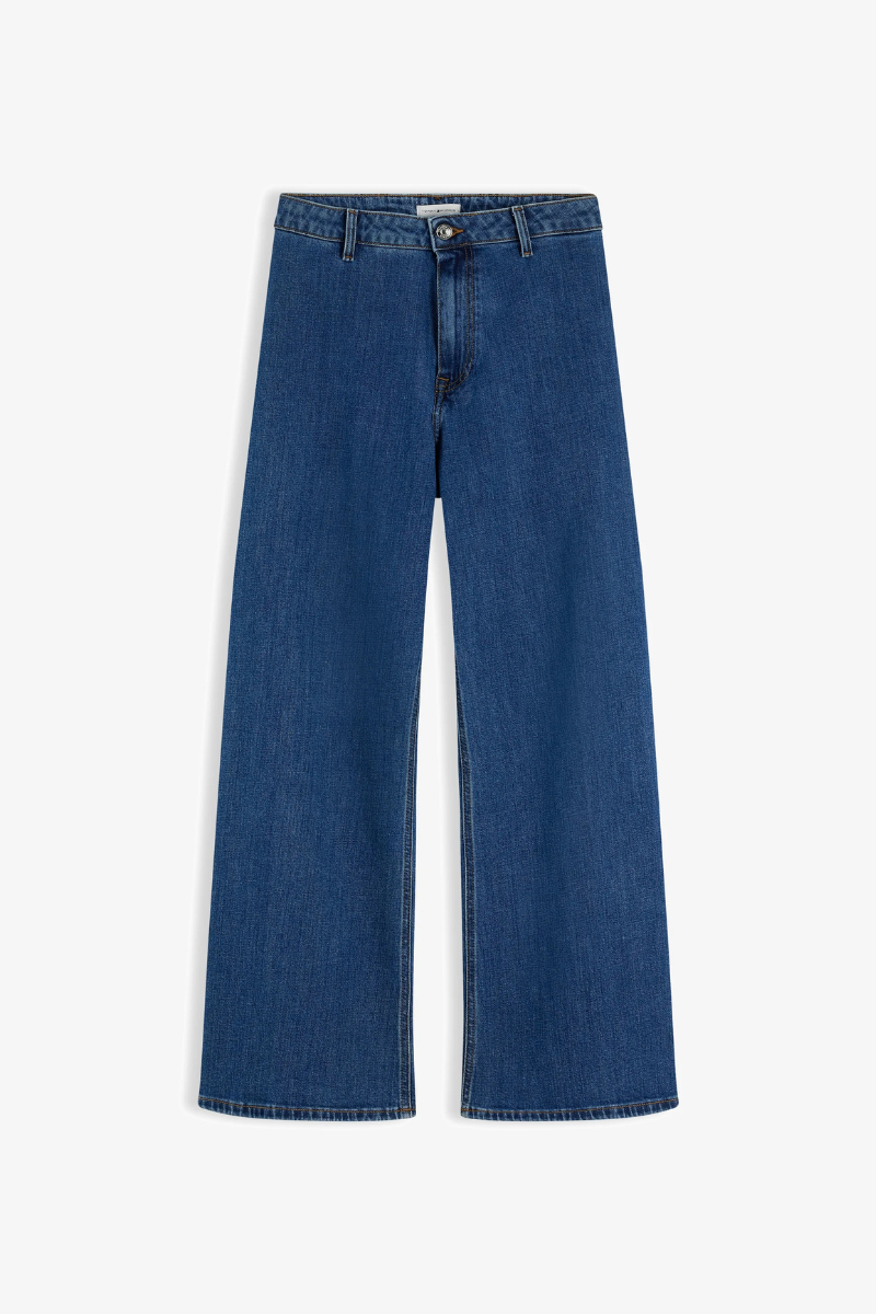 Wide Leg Hw Ankle Jeans