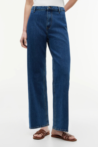 Wide Leg Hw Ankle Jeans