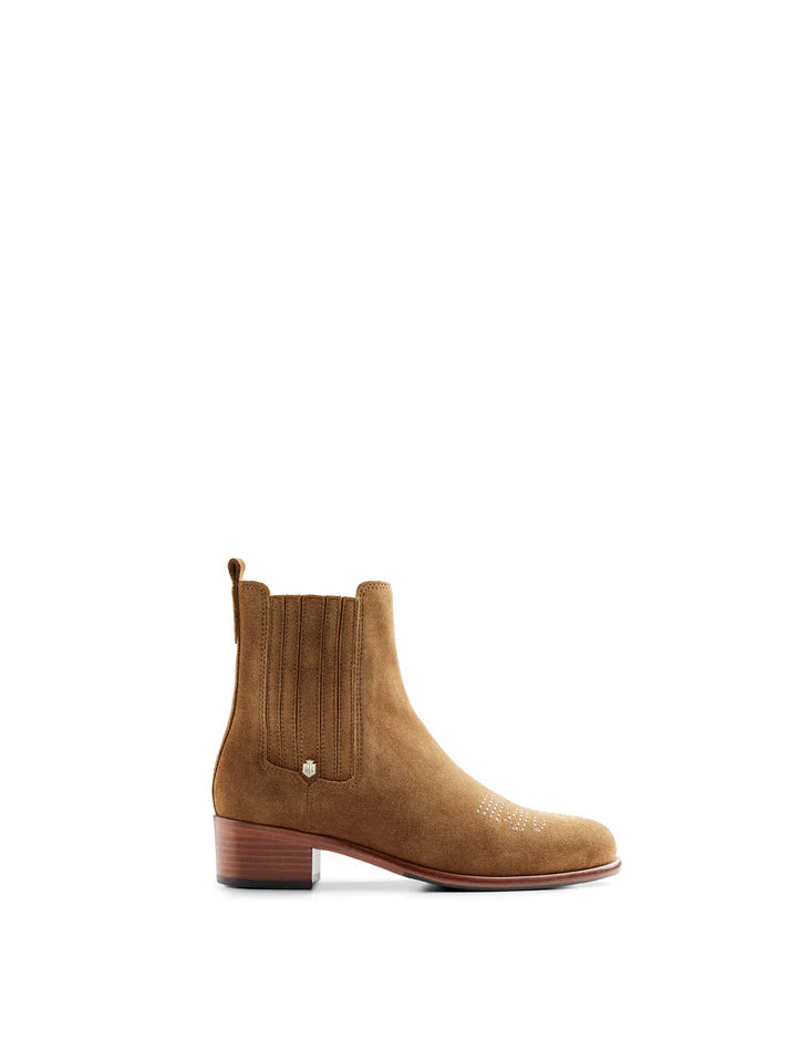 Fairfax & Favor Rockingham Chelsea Boot Tan Suede