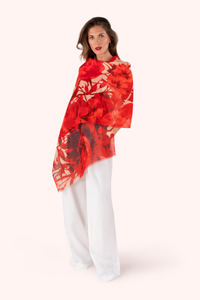 An image of the Powder Linen/Cotton Scarf
