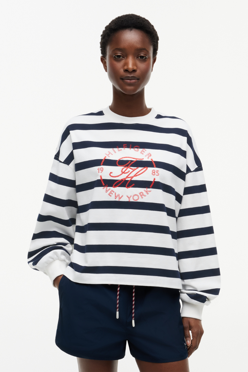 Relaxed Crew Neck Sweatshirt