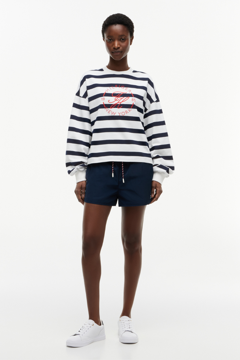 Relaxed Crew Neck Sweatshirt