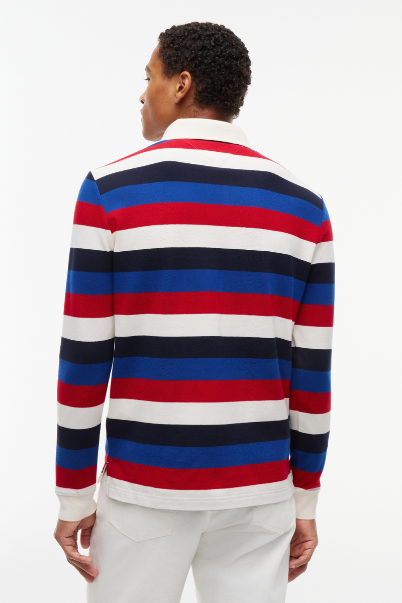 Rugby Stripe Classic Polo