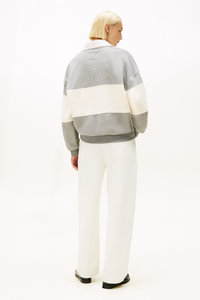 An image of the Tommy Hilfiger Gold Button Rugby Fleece Sweatshirt