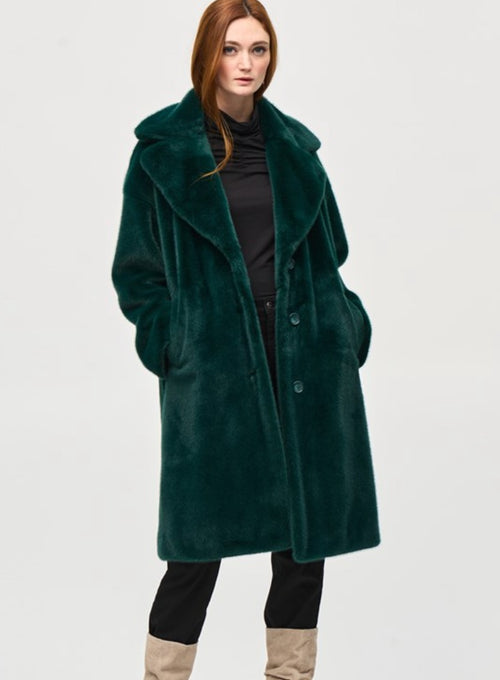 An image of the Joseph Ribkoff Faux Fur Coat