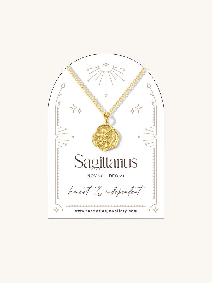 An image of the Formation Jewellery Zodiac Necklace - Sagittarius