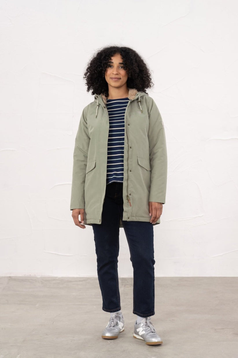An image of the Lighthouse Scarlet Ladies Coat