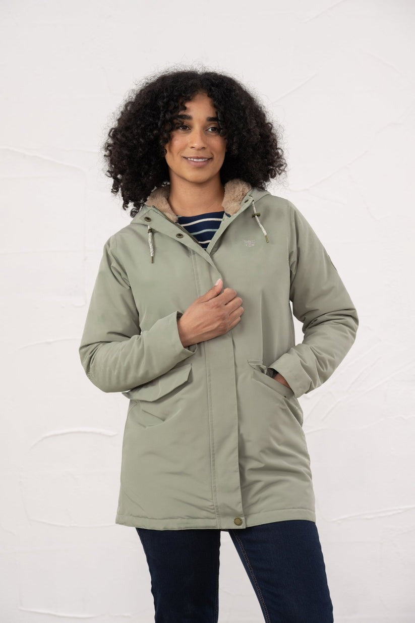 An image of the Lighthouse Scarlet Ladies Coat