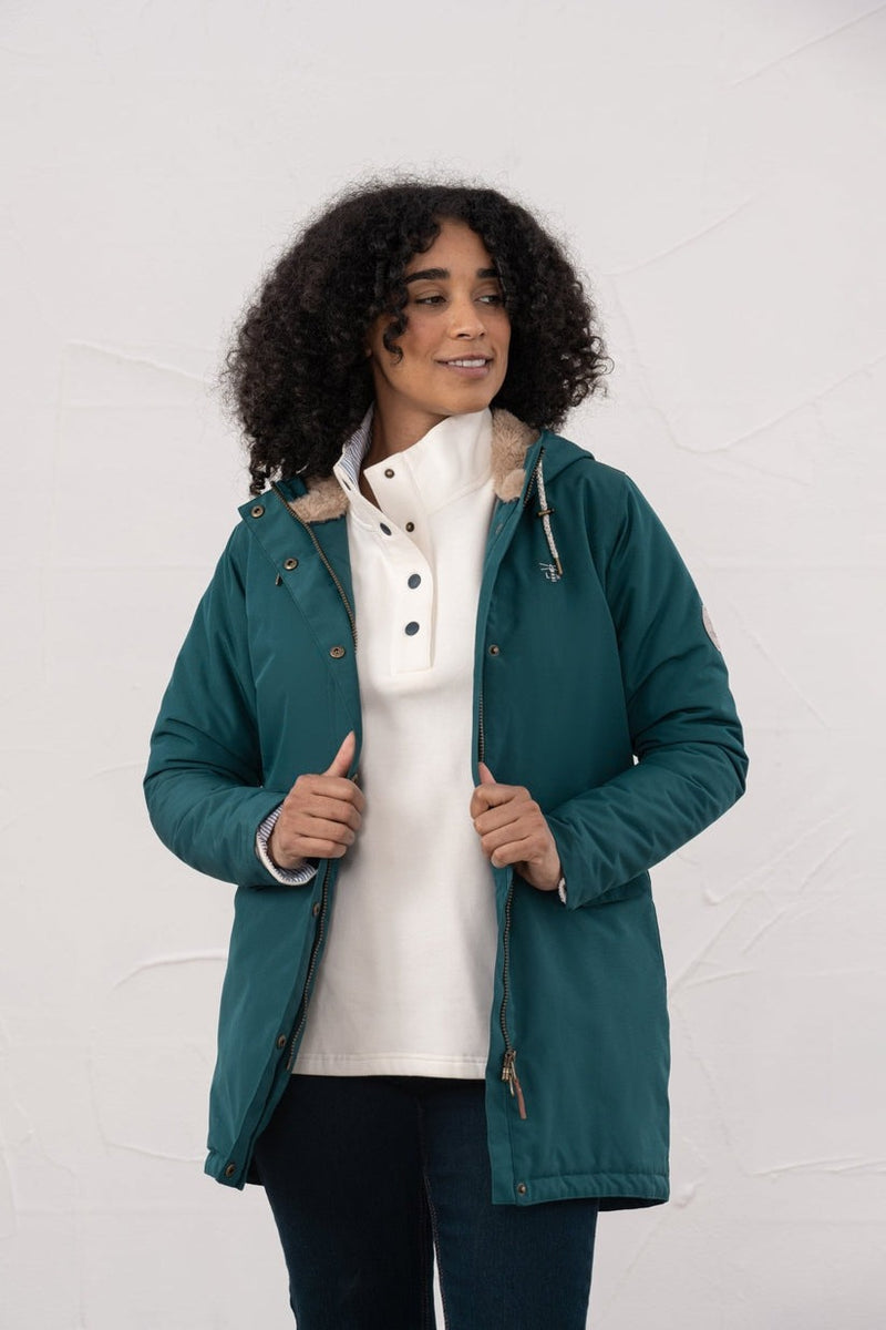 An image of the Lighthouse Scarlet Ladies Coat