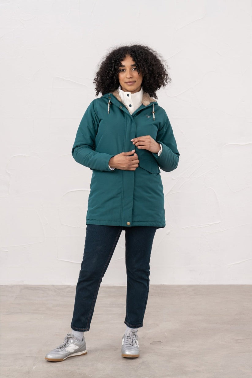 An image of the Lighthouse Scarlet Ladies Coat
