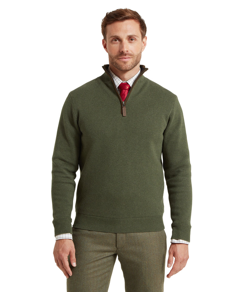 An image of the Schoffel Angus Aerobloc Quarter Zip