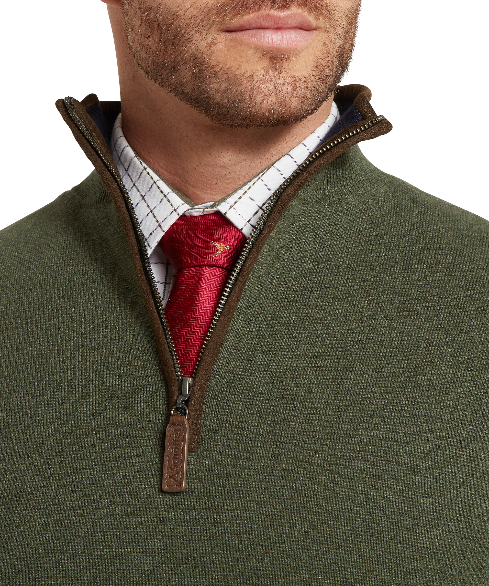 An image of the Schoffel Angus Aerobloc Quarter Zip