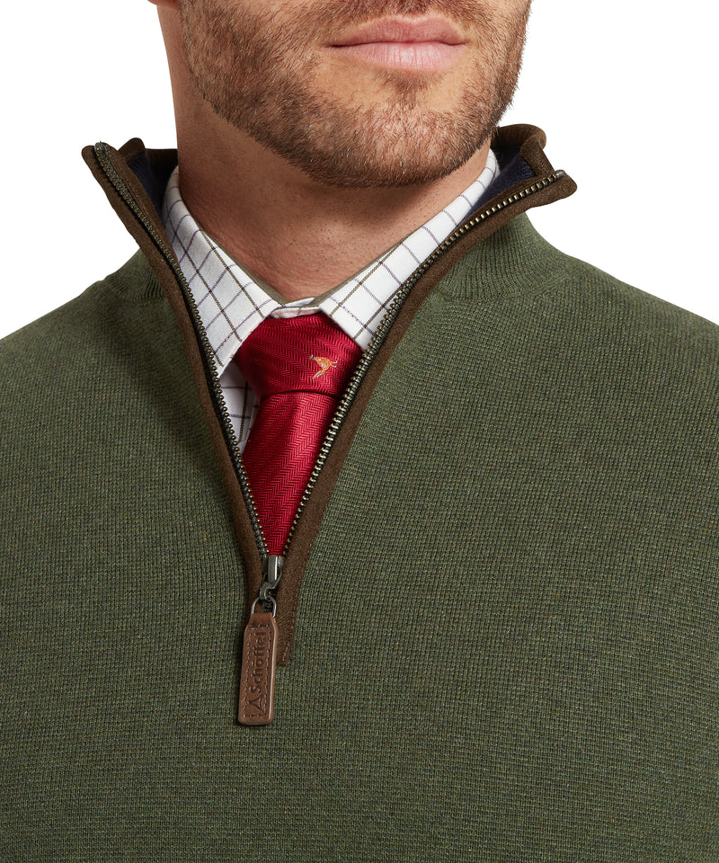 An image of the Schoffel Angus Aerobloc Quarter Zip