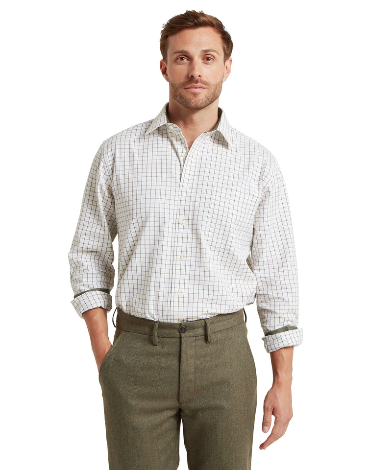 An image of the Schoffel Burnham Tattersall Classic Shirt