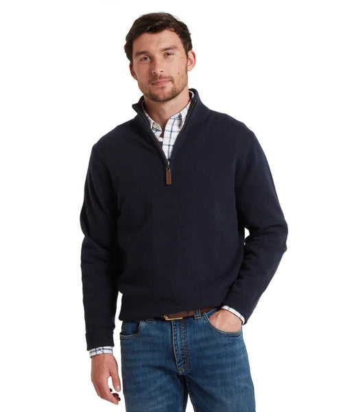 Calton Cotton Cashmere 1/4 Zip Jumper