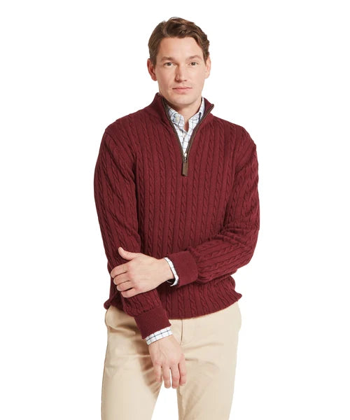 Calton Cotton Cashmere 1/4 Zip Jumper