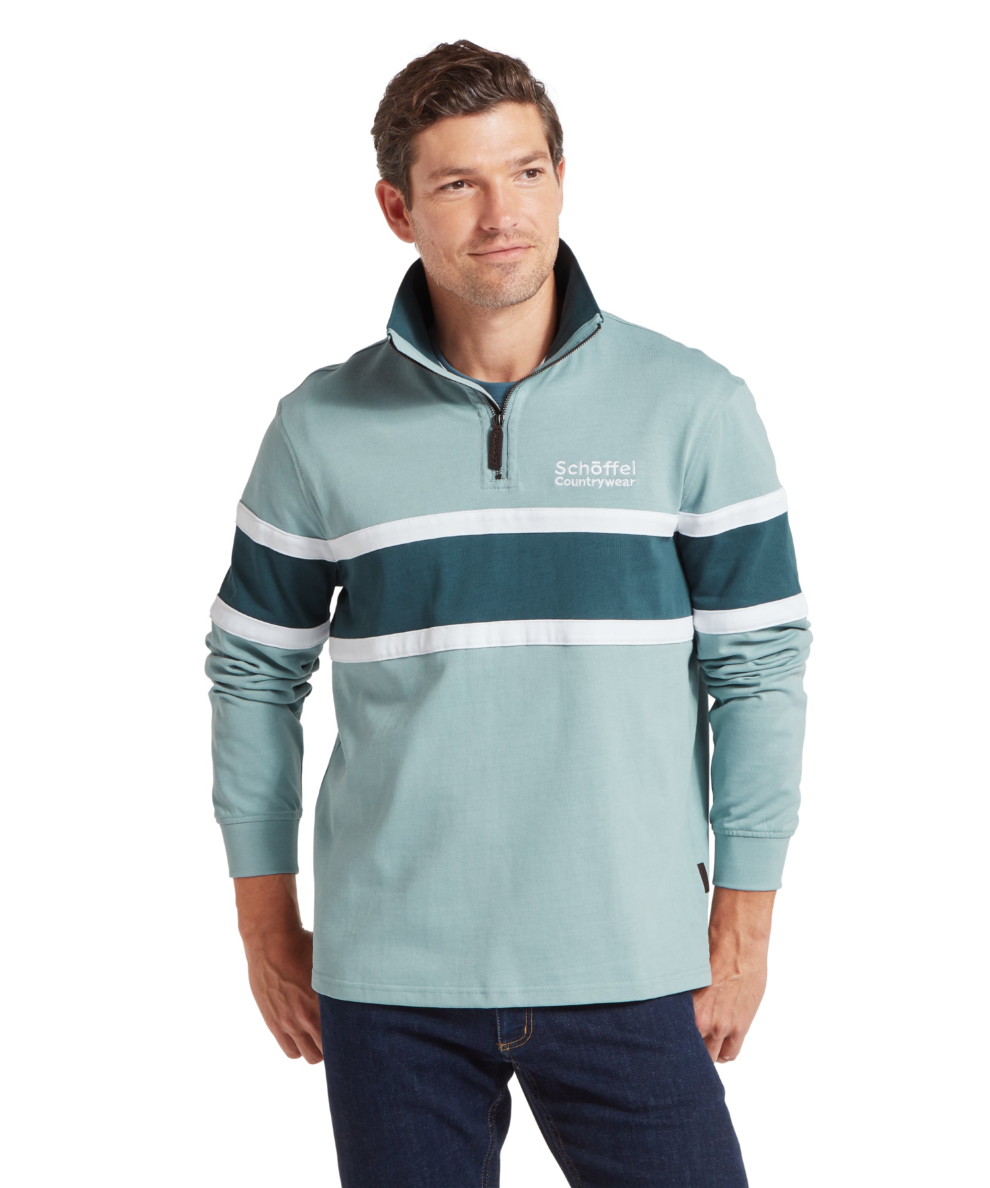An image of the Schoffel Exmouth Heritage 1/4 Zip