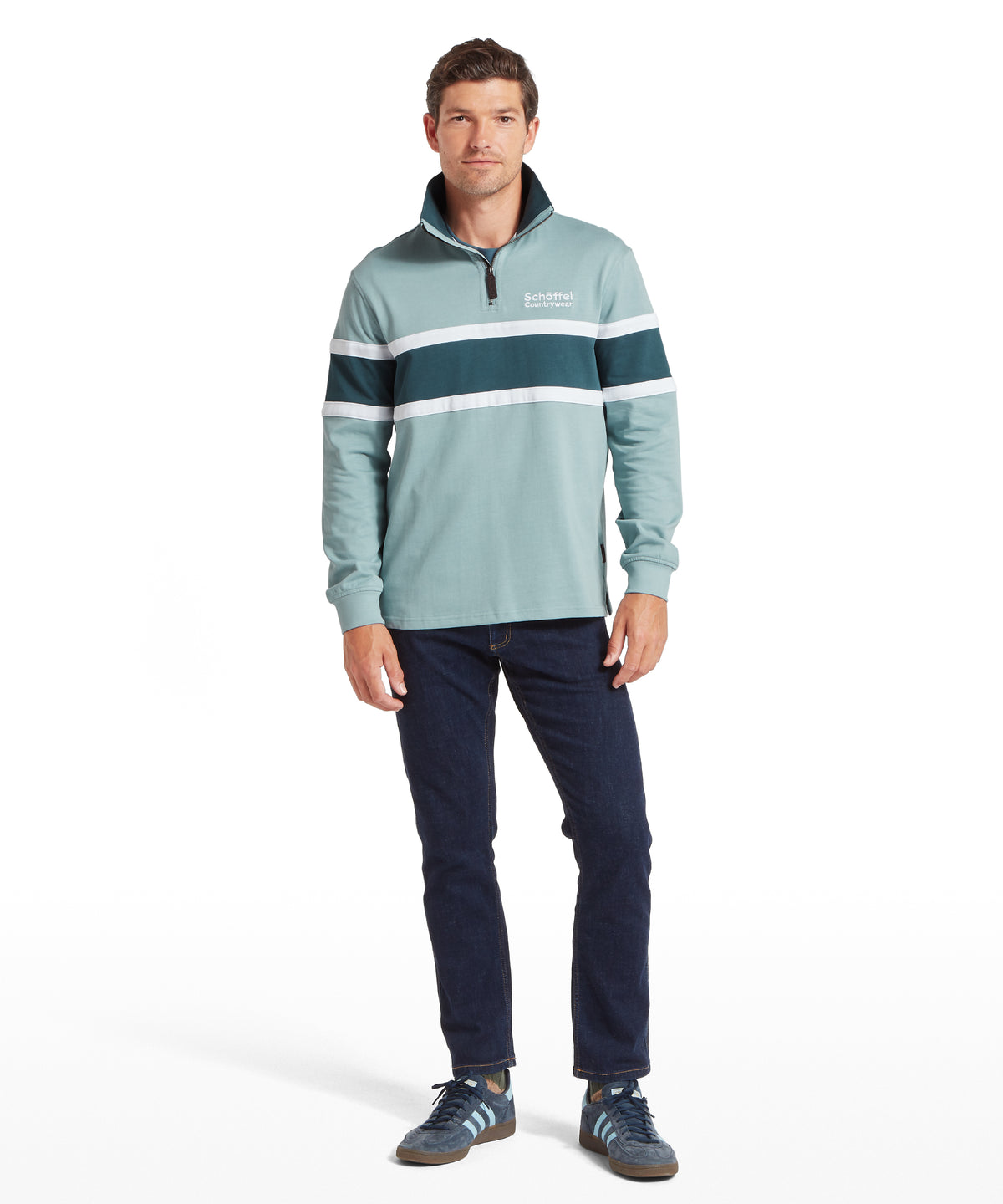 An image of the Schoffel Exmouth Heritage 1/4 Zip