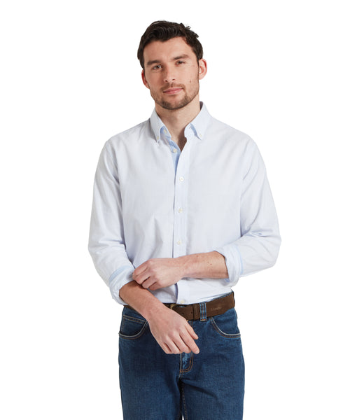 An image of the Schoffel Holt Soft Oxford Tailored Shirt