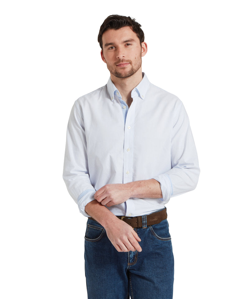 An image of the Schoffel Holt Soft Oxford Tailored Shirt