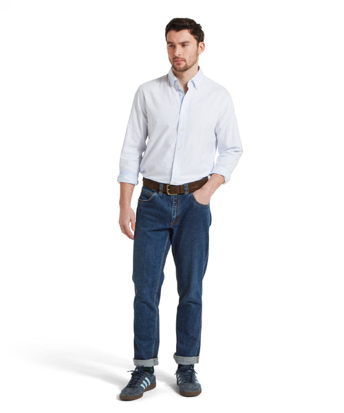 An image of the Schoffel Holt Soft Oxford Tailored Shirt