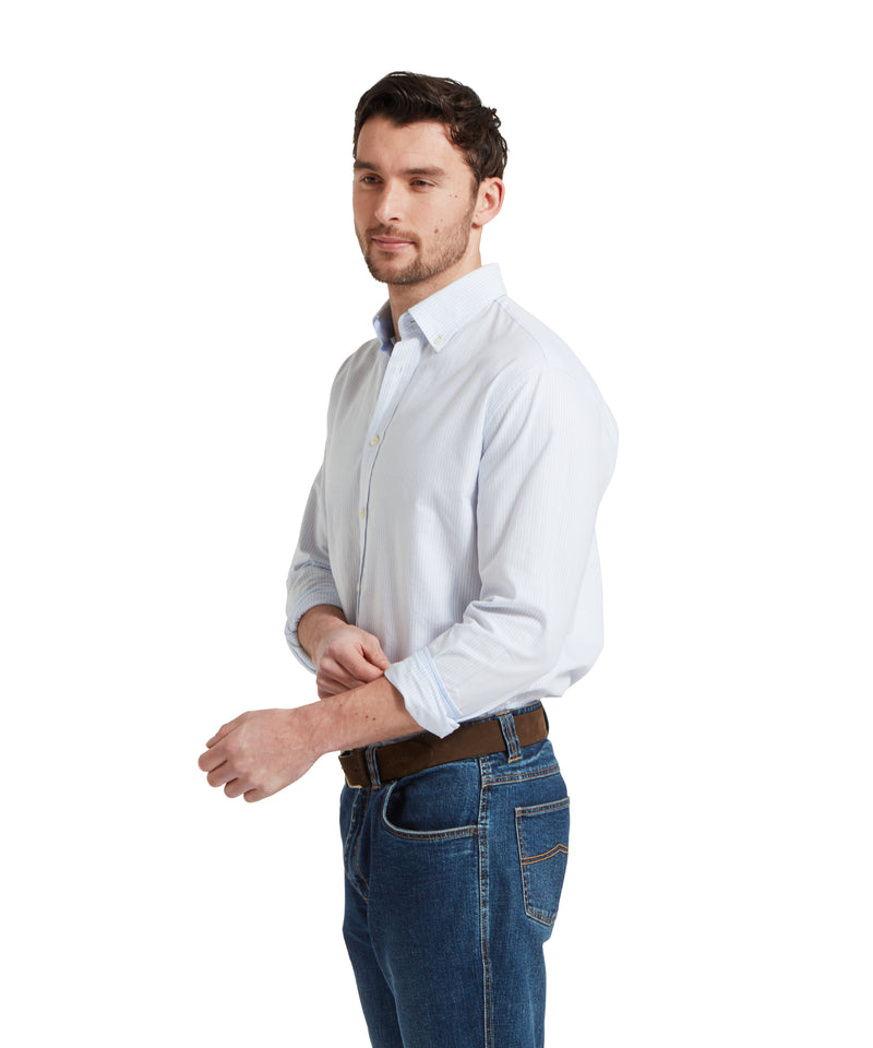 An image of the Schoffel Holt Soft Oxford Tailored Shirt