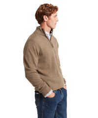 An image of the Schoffel Lewis Lambswool 1/4 Zip Jumper