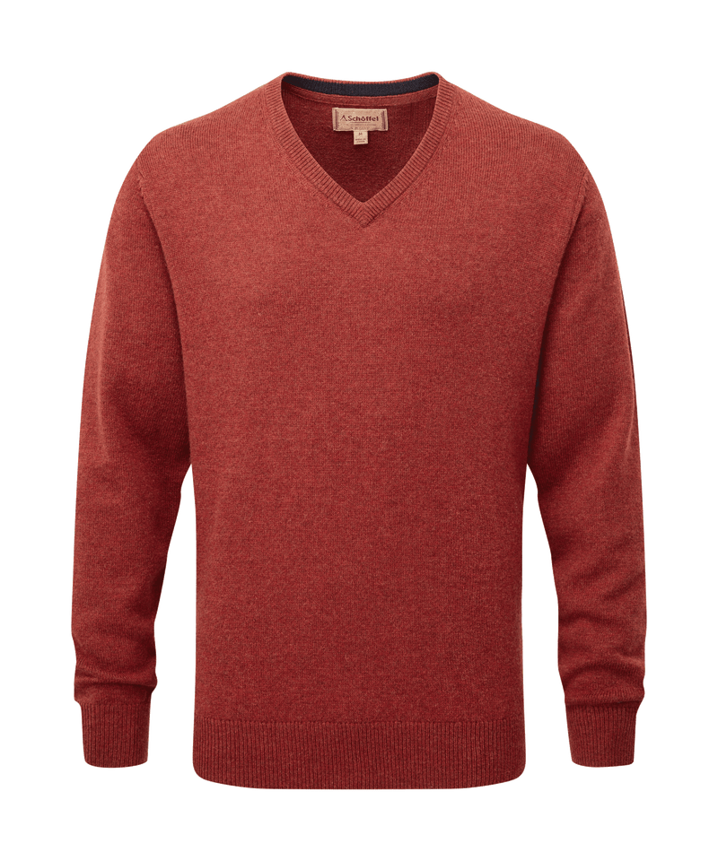 An image of the Schoffel Lewis Lambswool V-Neck Jumper