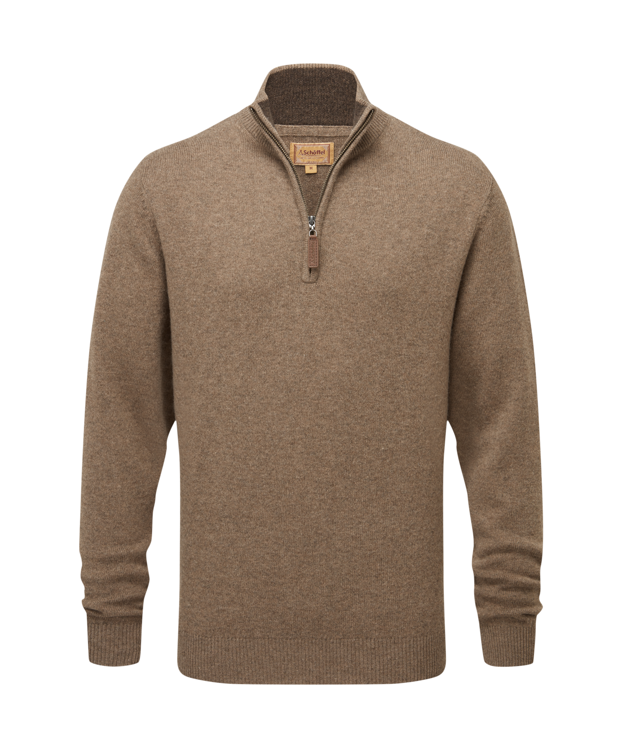 An image of the Schoffel Lewis Lambswool 1/4 Zip Jumper