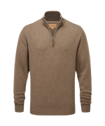 An image of the Schoffel Lewis Lambswool 1/4 Zip Jumper