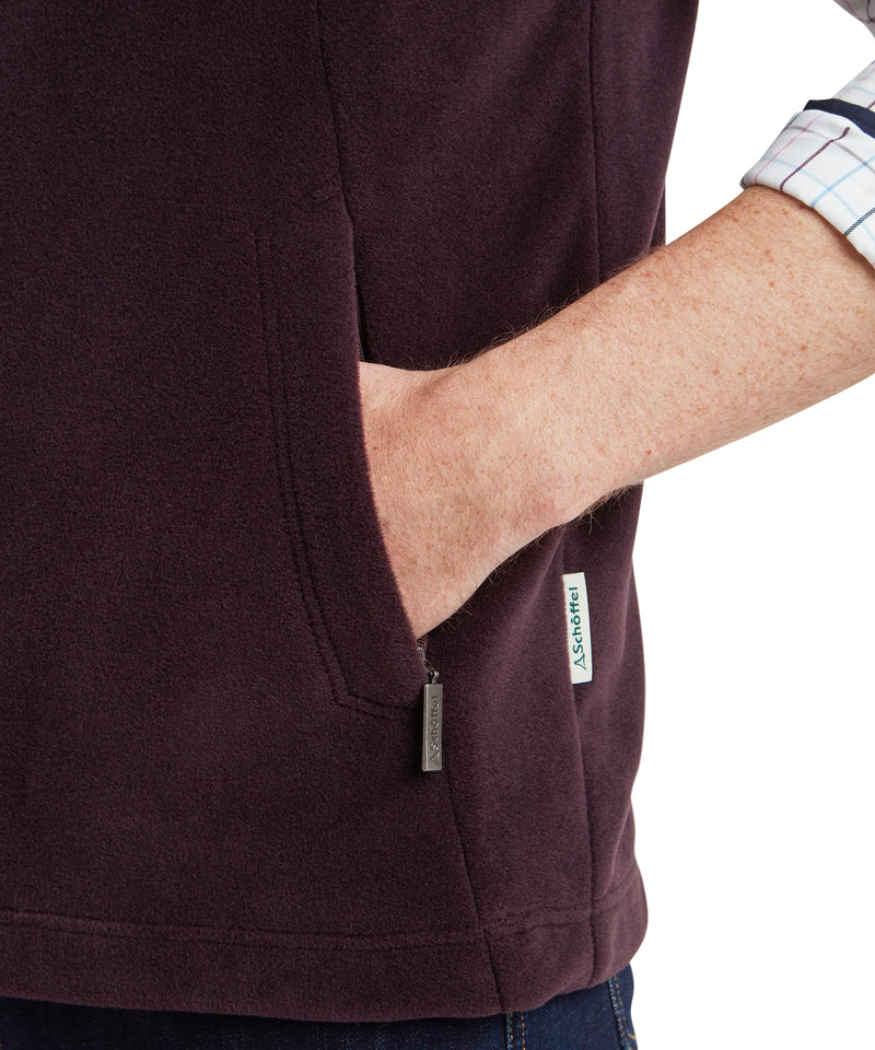 An image of the Schoffel Oakham Fleece Gilet