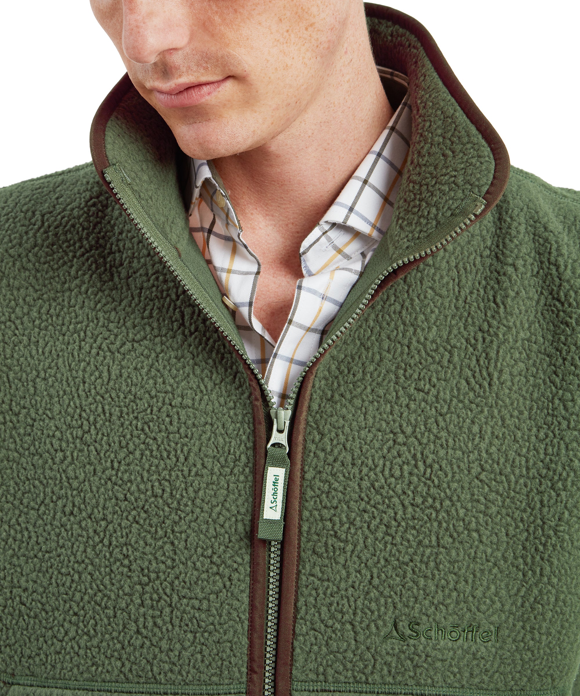 An image of the Schoffel Oakham Retro Fleece Gilet