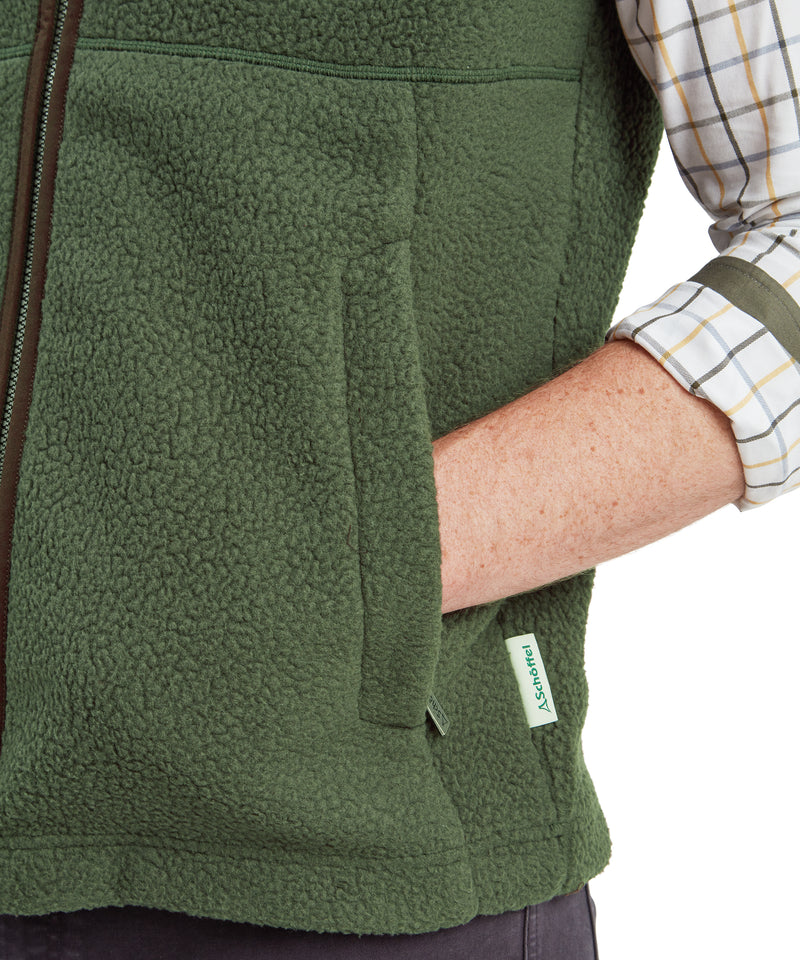 An image of the Schoffel Oakham Retro Fleece Gilet