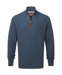 An image of the Schoffel Porthleven 1/4 Zip Jumper