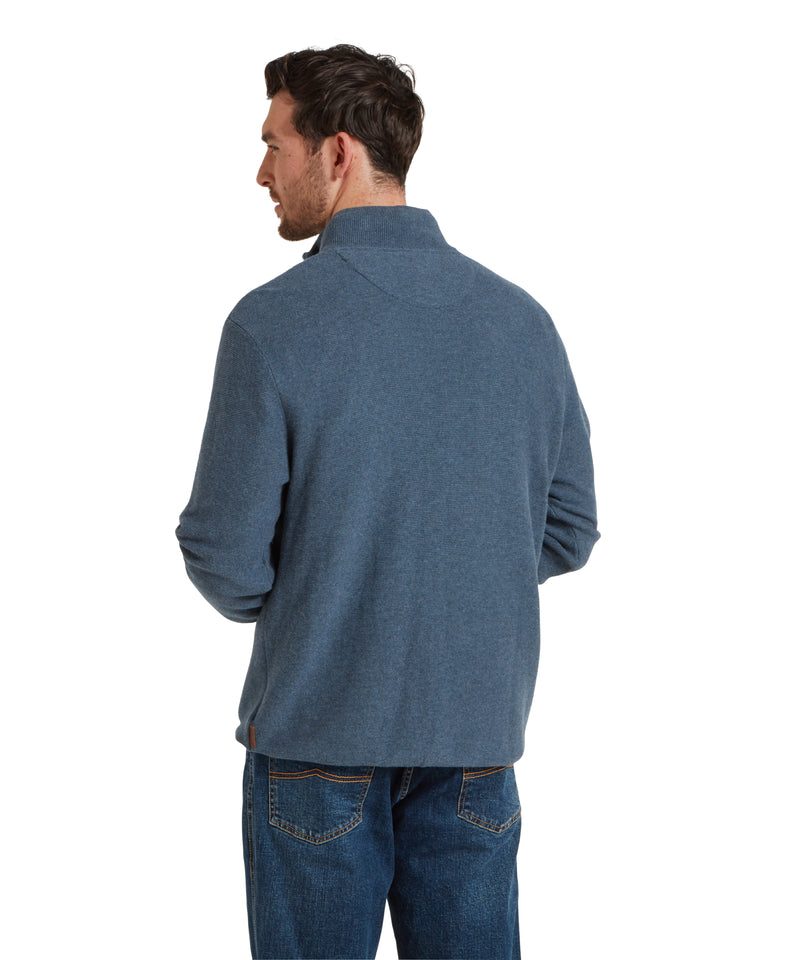 An image of the Schoffel Porthleven 1/4 Zip Jumper